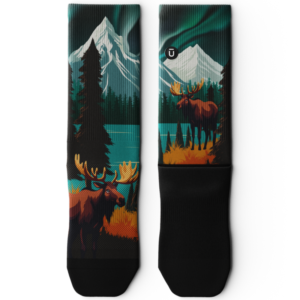 Antlers Athletic Crew Socks