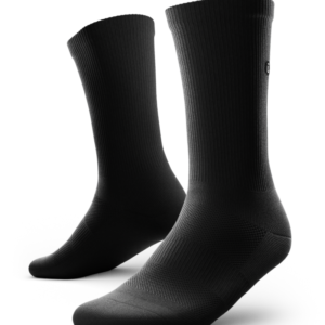 Flagship Black Athletic Crew Socks