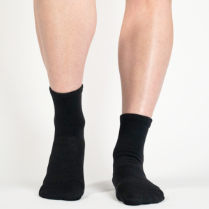Flagship Black Athletic Quarter Socks