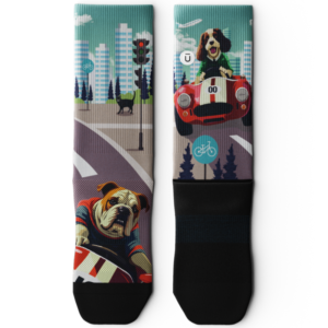 Fur-mula Woof Athletic Crew Socks