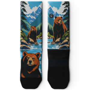 Grizzlies Athletic Crew Socks
