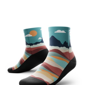 Head In The Clouds Athletic Quarter Socks