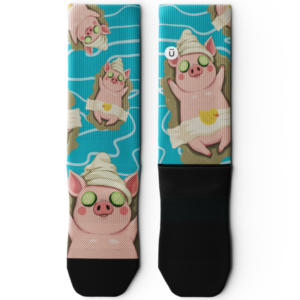 Just Oink It Athletic Crew Socks