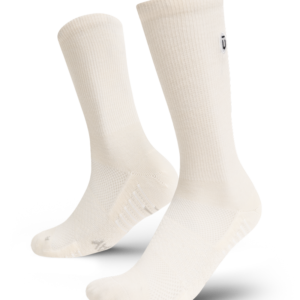 Merino Lite Off White Athletic Crew Socks