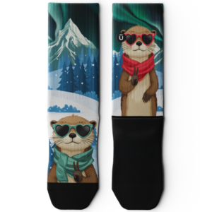 Otterly in Love Athletic Crew Socks