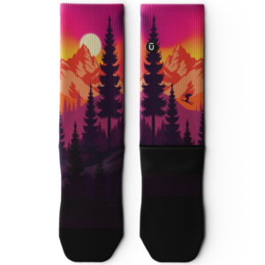Ski's The Limit Athletic Crew Socks