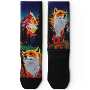 Spirit Fox Athletic Crew Socks