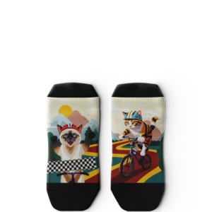 Fast and Furriest Athletic Ankle Socks