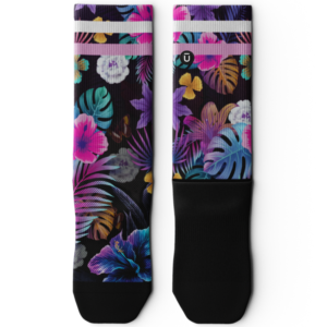 Tropic Flare Athletic Crew Socks