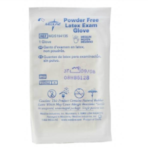 Medline Sterile Powder-Free Latex Exam Gloves
